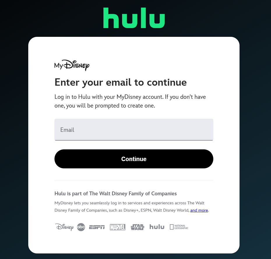 hulu 账号注册
